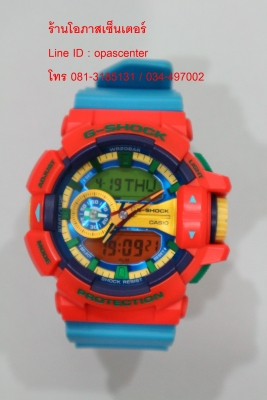 นาฬิกา CASIO G-shock รุ่น GA-400-4ADR ของแท้ มือสอง สภาพใหม่มาก มีกล่อง ส่งฟรี