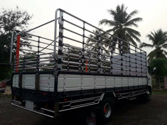 ขาย6ล้อHINO MEGA175ซีรีซ์ปี57 ยาว6.50เมตรแชชซีสวยเดิม เครื่องเดิม