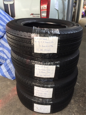 ยาง Bridgestone 205 70 15 ปี17 ดอกเต็ม ไม่มีปะ ใช้ยาว ราคาไม่แพง
