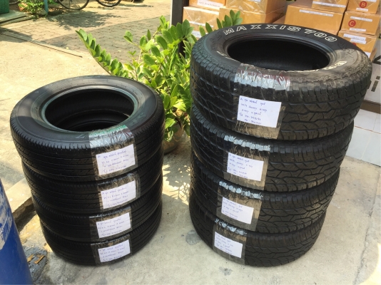 ยาง All Maxxis 265 65 17 ปลายปี16 ดอกเต็ม เนื้อนิ่มๆ ใช้ยาว ราคาไม่แพง