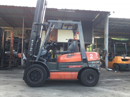 อาร์ ซี เอช โฟรคลิฟท์  ขาย โตโยต้า รุ่น 6 ดีเซล 3 ตัน เสาเข้าตู้ 4 เมตร