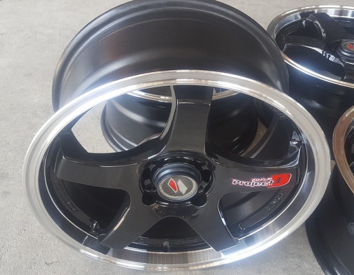 ล้อมือ2 Project-D1 ขอบ15 4รู100 กว้าง7 ET38 4  ล้อ