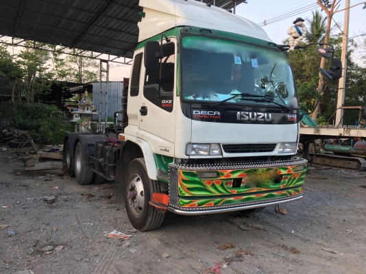 รถอีซูซุ 10 ล้อ ( หัวลาก ) GXZ 270 แรงม้า. ปี 43 - 44. , ( ขาย แม่ , ลูก. ) , ( มีขาย 2 หัว. ) สนใจต
