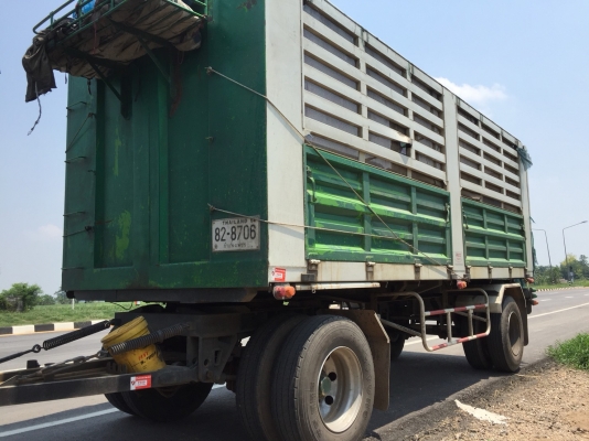 พ่วง 20 ล้อ ฮีโน่คัตชี F18 หัวโปรเฟีย วางเครื่อง P11 320 แรง ลงเล่มหมดแล้ว กระบะเหล็ก -ดั้ม ใส่ของได้ 31,300 กก. ยางดี พ่วง 20 ล้อ ฮีโน่คัตชี F18 หัวโปรเฟีย วางเครื่อง P11 320 แรง ลงเล่มหมดแล้ว กระบะเหล็ก -ดั้ม ใส่ของได้ 31,300 กก. ยางดี