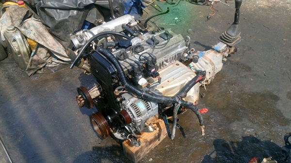 ขายเครื่องยนต์โตโยต้า 3s ขับหลังเกียร์ธรรมดา