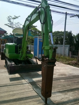 ขายรถขุด MITSUBISHI MM35 สภาพสวยพร้อมใช้งาน ใบมีด/แทรคยาง/ปั๊มเฟือง/หลังคา ขายราคาถูก