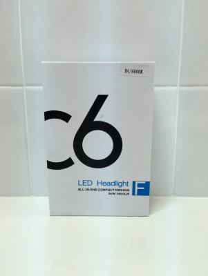 ขายไฟหน้ารถยี่ห้อ C6 แบบ LED HEADLIGHT รุ่น H4 HI-LOW ขายไฟหน้ารถยี่ห้อ C6 แบบ LED HEADLIGHT รุ่น H4 HI-LOW