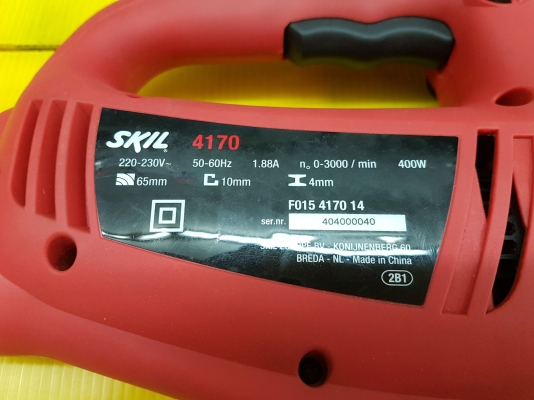 เลื่อยจิ๊กซอว์ 400w SKIL Jig Saw 4170 (400W.) ปรับรอบได้ มือสอง สภาพใหม่ เลื่อยจิ๊กซอว์ 400w SKIL Jig Saw 4170 (400W.) ปรับรอบได้ มือสอง สภาพใหม่