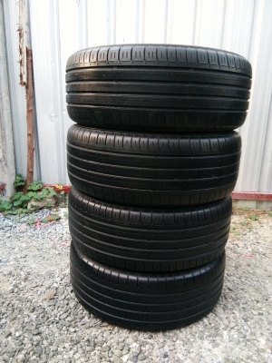 ขายยาง 215/55R16 DUNLOP ปี17 ดอกยางสวยสด ชุดละ 3200 บาท