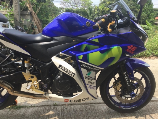 Yamaha‼️ขาย r3 movistar 2016 รถมือเดียวแต่งล้นสภาพนางฟ้า เงินสดลดเยอะจัดไฟแนนได้ครับผม