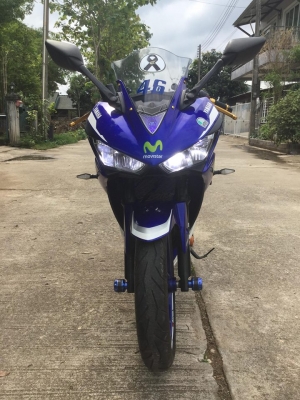 Yamaha‼️ขาย r3 movistar 2016 รถมือเดียวแต่งล้นสภาพนางฟ้า เงินสดลดเยอะจัดไฟแนนได้ครับผม