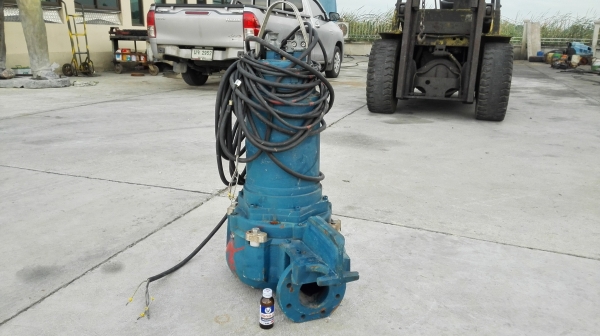 ปั้มไดโว่ยุโรปของใหม่ PXFLOW 20 HP 380V ท่อ 5&rdquo;- 4&rdquo; ดูดเลนปนทรายสิ่งปฎิกูลมูลสัตว์