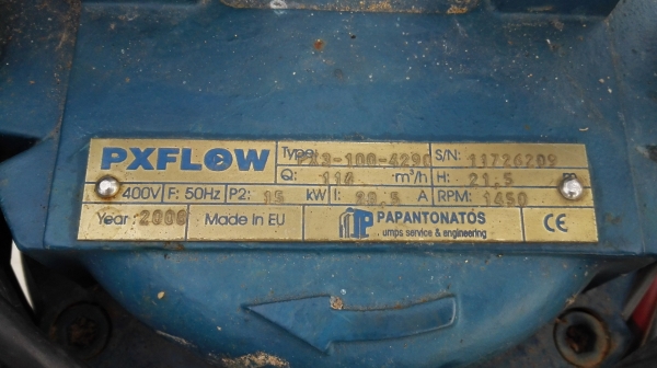 ปั้มไดโว่ยุโรปของใหม่ PXFLOW 20 HP 380V ท่อ 5”- 4” ดูดเลนปนทรายสิ่งปฎิกูลมูลสัตว์ ปั้มไดโว่ยุโรปของใหม่ PXFLOW 20 HP 380V ท่อ 5”- 4” ดูดเลนปนทรายสิ่งปฎิกูลมูลสัตว์