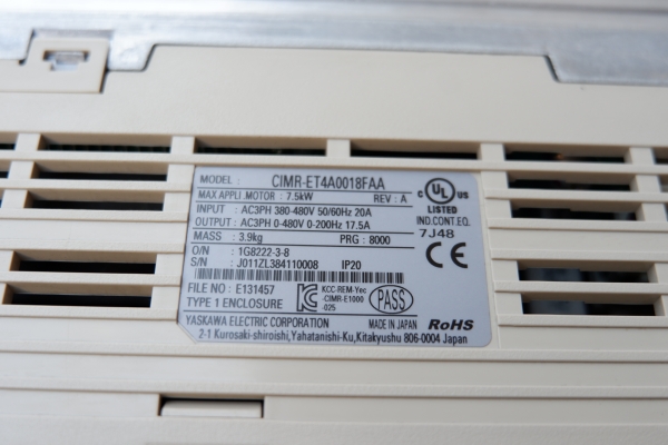 อินเวอร์เตอร์10แรง380v เหลือ1ตัว อินเวอร์เตอร์10แรง380v เหลือ1ตัว