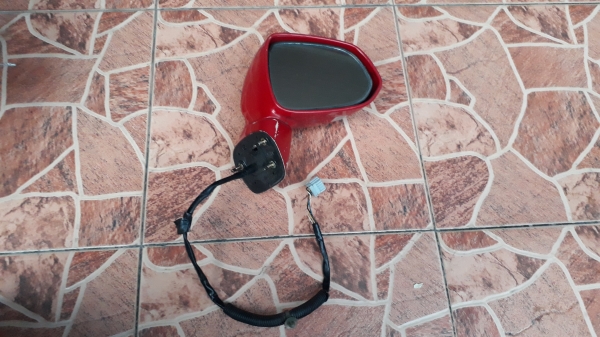 กระจกมองข้าง HONDA jazz GD ข้างขวา สีแดง พับไฟฟ้า