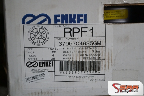 ล้อแท้ญี่ปุ่น ENKEI RPF1 ขอบ15 นิ้ว สีGUN METALLIC ล้อแท้ญี่ปุ่น ENKEI RPF1 ขอบ15 นิ้ว สีGUN METALLIC