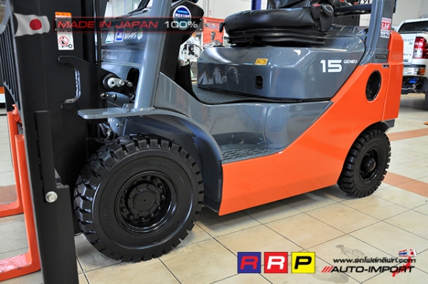 ขายรถโฟล์คลิฟท์มือสอง TOYOTA รุ่น 8FG15-30506 นำเข้าจากประเทศญี่ปุ่น 100\% ไม่เคยใช้งานในไทย