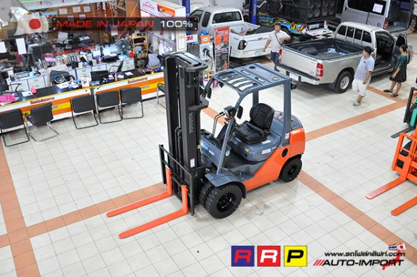 ขายรถโฟล์คลิฟท์มือสอง TOYOTA รุ่น 8FD25-10353 นำเข้าจากประเทศญี่ปุ่น 100\% ไม่เคยใช้งานในไทย ขายรถโฟล์คลิฟท์มือสอง TOYOTA รุ่น 8FD25-10353 นำเข้าจากประเทศญี่ปุ่น 100\% ไม่เคยใช้งานในไทย