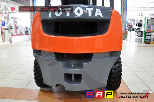 ขายรถโฟล์คลิฟท์มือสอง TOYOTA รุ่น 8FD25-10353 นำเข้าจากประเทศญี่ปุ่น 100\% ไม่เคยใช้งานในไทย ขายรถโฟล์คลิฟท์มือสอง TOYOTA รุ่น 8FD25-10353 นำเข้าจากประเทศญี่ปุ่น 100\% ไม่เคยใช้งานในไทย