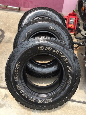 ยาง All Maxxis980 265 70 16 สิ้นปี14 ดอกเต็ม ไม่มีปะ ใช้ยาว ราคาไม่แพง