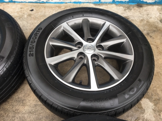 ล้อแม็ก Toyota Camry Hibrid ขอบ 16 พร้อมยาง 215-60-16 ปี 15 แม็กสวย