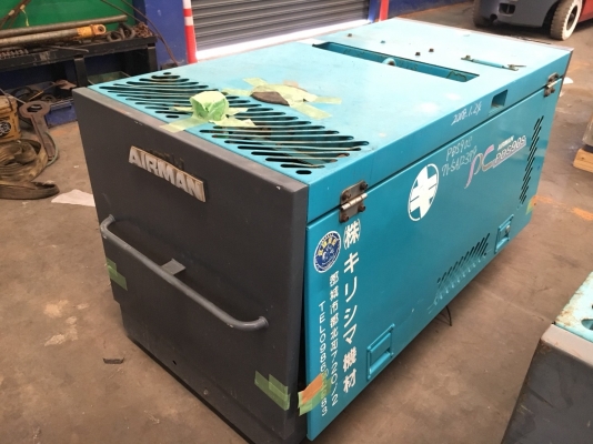 AIRMAN PDS90S : เครื่องปั๊มลม 90CFM / 7บาร์_มือสองญี่ปุ่น โทร. 080-6565422 (หนิง)