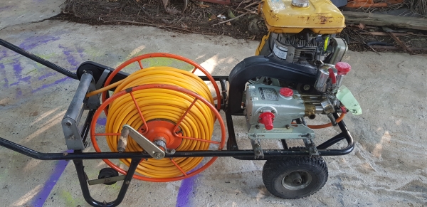 ปั้มฉีดยาพร้อมสาย 90 เมตร เทสแล้ว