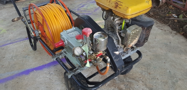 ปั้มฉีดยาพร้อมสาย 90 เมตร เทสแล้ว