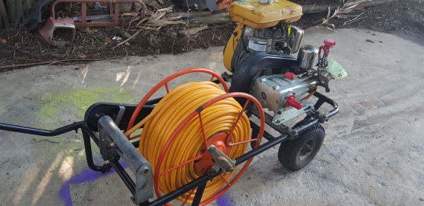 ปั้มฉีดยาพร้อมสาย 90 เมตร เทสแล้ว