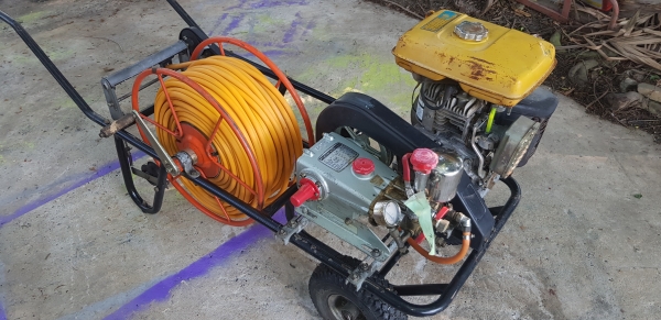 ปั้มฉีดยาพร้อมสาย 90 เมตร เทสแล้ว