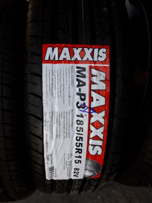 ขายล้อแม็ก mirage 15"&times;5" et46 4รู100 พร้อมยางใหม่ maxxis ma-p3 185/55r15