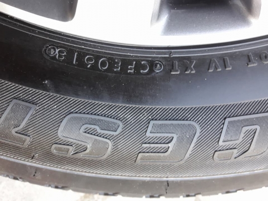 ขายล้อแม็กป้ายแดง ranger 18"&times;8" et55 6รู139.7 พร้อมยางปี18 bridgestone สนใจติดต่อร้าน ก.เจริญการยางครับ 081-3747940