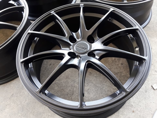 ขายล้อแม็กมือ2 ssw 17"&times;7" et42 4รู100 ส่งทำสีดำด้านมาใหม่