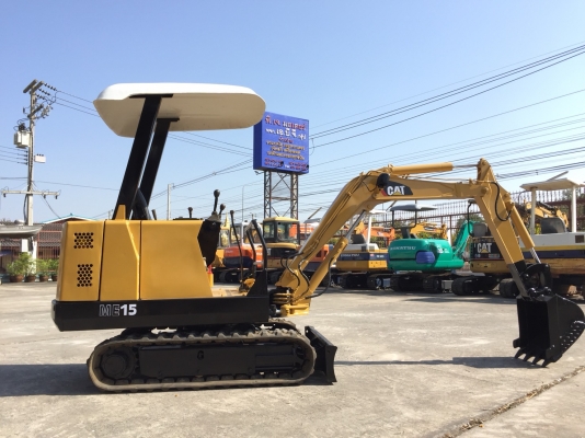 รถขุด Mitsubishi ME15 มือสอง นำเข้าจากญี่ปุ่น ทำสีใหม่ พร้อมใช้งาน