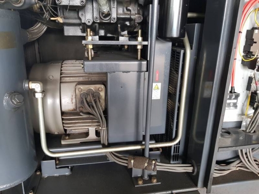 SMS22S-66 - Motor Compressor ปั๊มลม แอร์แมน 22kW 7 บาร์ มือสอง นำเข้าจากญี่ปุ่น by OEK 098-5625920