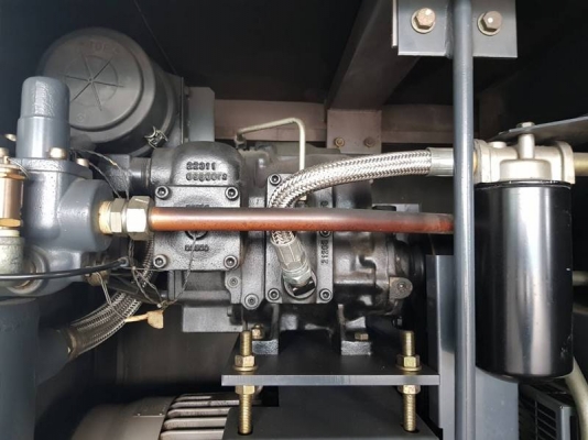 SMS22S-66 - Motor Compressor ปั๊มลม แอร์แมน 22kW 7 บาร์ มือสอง นำเข้าจากญี่ปุ่น by OEK 098-5625920