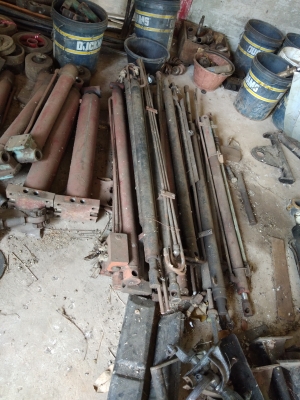 กระบอกไสล3ปอก2ชักแกนท้าย80มิลกระบอกโต140มิลพร้อมใช้