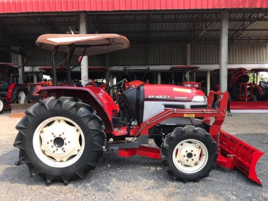 ขายรถไถยันมาร์ #EF453T (4WD)2เพลา พร้อมอุปกรณ์ ใบมีดดันดินและโลเตอร์รี ราคา 328,000 บาท พร้อมส่งฟรีถึง โทรสอบถามได้เลยค่ะ 081-9136451 ขอดูรูปทาง Line:Bow6451  รถสวย สภาพพร้อมใช้งาน  เครื่องดี เกียร์ดี ยางดีทั้ง 4 เส้น ตรวจเชคเรียบร้อยค่ะ เล่มทะเบียนพร้อม