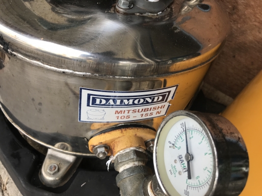 ขายปั้มน้ำอัตโนมัติ Mitsubishi 150W ถังสแตนเลสอย่างหนา สภาพสวยเดิมๆ หมุนนิ่ม ตรวจเช็คแรงดันเรียบร้อย ไม่มีรั่วซึม พร้อมใช้งาน ราคา 2,600 บาทพร้อมส่ง