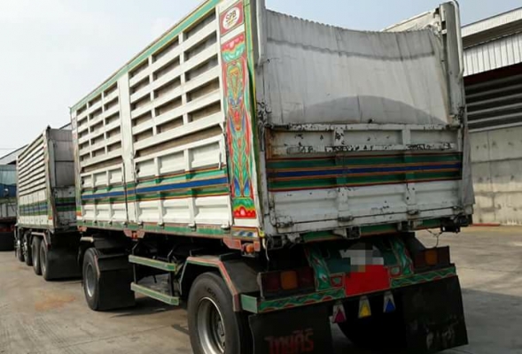 พ่วง 20 ล้อ ISUZU FXZ270 ปี43 กระบะเหล็กดั้ม -อู่ ส. ไพบูลย์ เครื่อง - ยางดี ใส่ของได้ 30 ตัน ราคา 1