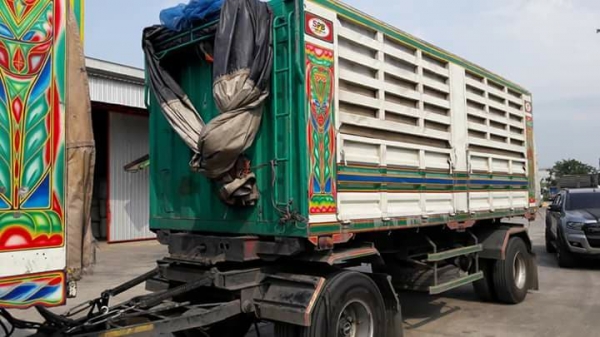 พ่วง 20 ล้อ ISUZU FXZ270 ปี43 กระบะเหล็กดั้ม -อู่ ส. ไพบูลย์ เครื่อง - ยางดี ใส่ของได้ 30 ตัน ราคา 1