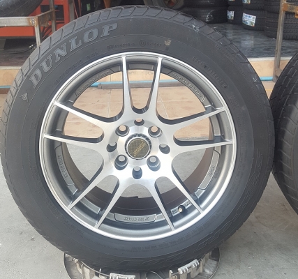 ล้อมือ2 K1 ขอบ15 SSW 4รู100-114 ยางปี16  4 ล้อ