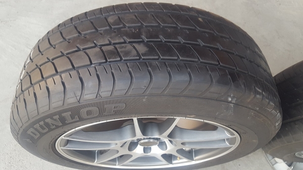 ล้อมือ2 K1 ขอบ15 SSW 4รู100-114 ยางปี16  4 ล้อ