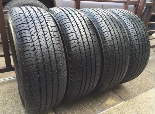 ยาง Bridgestone 255 60 18 สิ้นปี16 มีให้เลือก2ชุด ดอกเต็ม ใช้ยาว ราคาไม่แพง