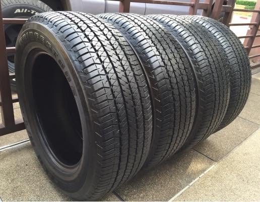 ยาง Bridgestone 255 60 18 สิ้นปี16 มีให้เลือก2ชุด ดอกเต็ม ใช้ยาว ราคาไม่แพง