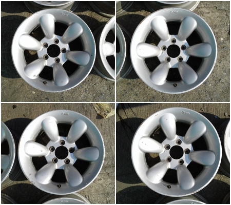 แม็ก Retro CiD 15-5-114.3 กว้าง 7.5 ET-10 สภาพเดิมๆ ไม่คดไม่ดุ้ง ไม่มีซ่อม บ่ากลางสวย-ไม่ร้าว ก้านเดิม-ไม่มีพอก  มีรอยจากการใช้งานบ้าง ให้สวย เก็บงานสี ราคา 4 วง 4,500 บาท