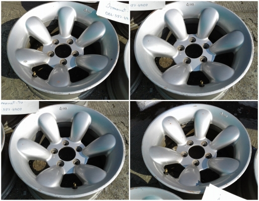 แม็ก Retro CiD 15-5-114.3 กว้าง 7.5 ET-10 สภาพเดิมๆ ไม่คดไม่ดุ้ง ไม่มีซ่อม บ่ากลางสวย-ไม่ร้าว ก้านเดิม-ไม่มีพอก  มีรอยจากการใช้งานบ้าง ให้สวย เก็บงานสี ราคา 4 วง 4,500 บาท