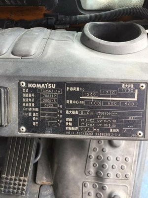 komat’su FG25NT-16 (COMPACK) -S/N :706119 komat’su FG25NT-16 (COMPACK) -S/N :706119