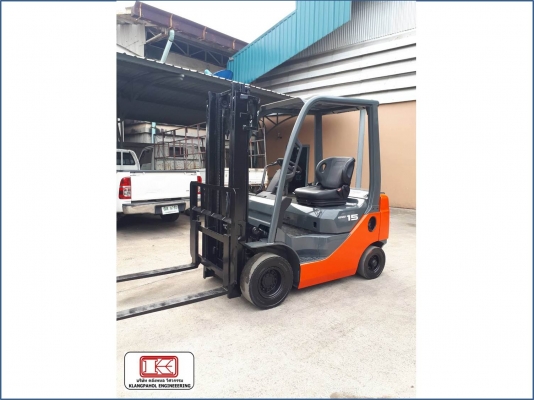 ฟล์คลิฟท์TOYOTA 1.5ตัน ดีเซล รุ่น8 รถสวย เครื่องดี ราคาพิเศษ!!! ชมเครื่องจักร โฟล์คลิฟท์ รอก นับ1,000รายการจากญี่ปุ่นwww.paholgroup.com