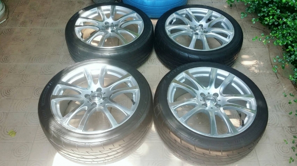 ล้อแม็กโพเทนซ่า ขอบ17 4รู100 ET42 พร้อมยางบริดสโตน โพเทนซ่า 205/45R17 ล้อแม็กโพเทนซ่า ขอบ17 4รู100 ET42 พร้อมยางบริดสโตน โพเทนซ่า 205/45R17